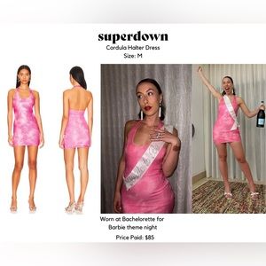 Cordial Halter Dress by Superdown